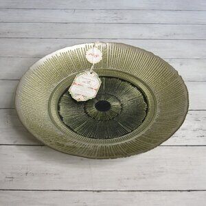 Anya Handcrafted in Turkey Turkish Glass Bowl Basin Centerpiece